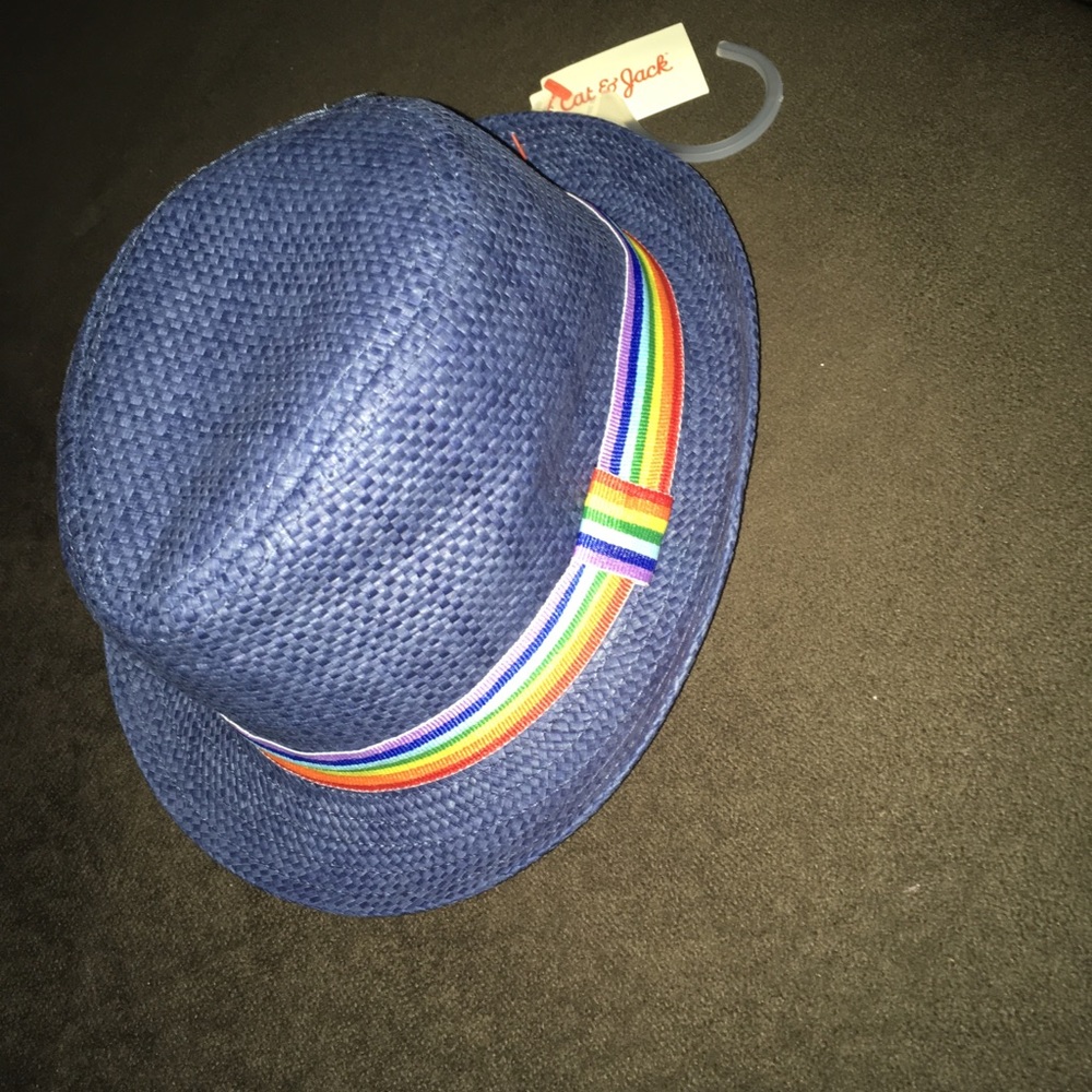 {Cat & Jack} Toddler Boy’s Striped Fedora Hat